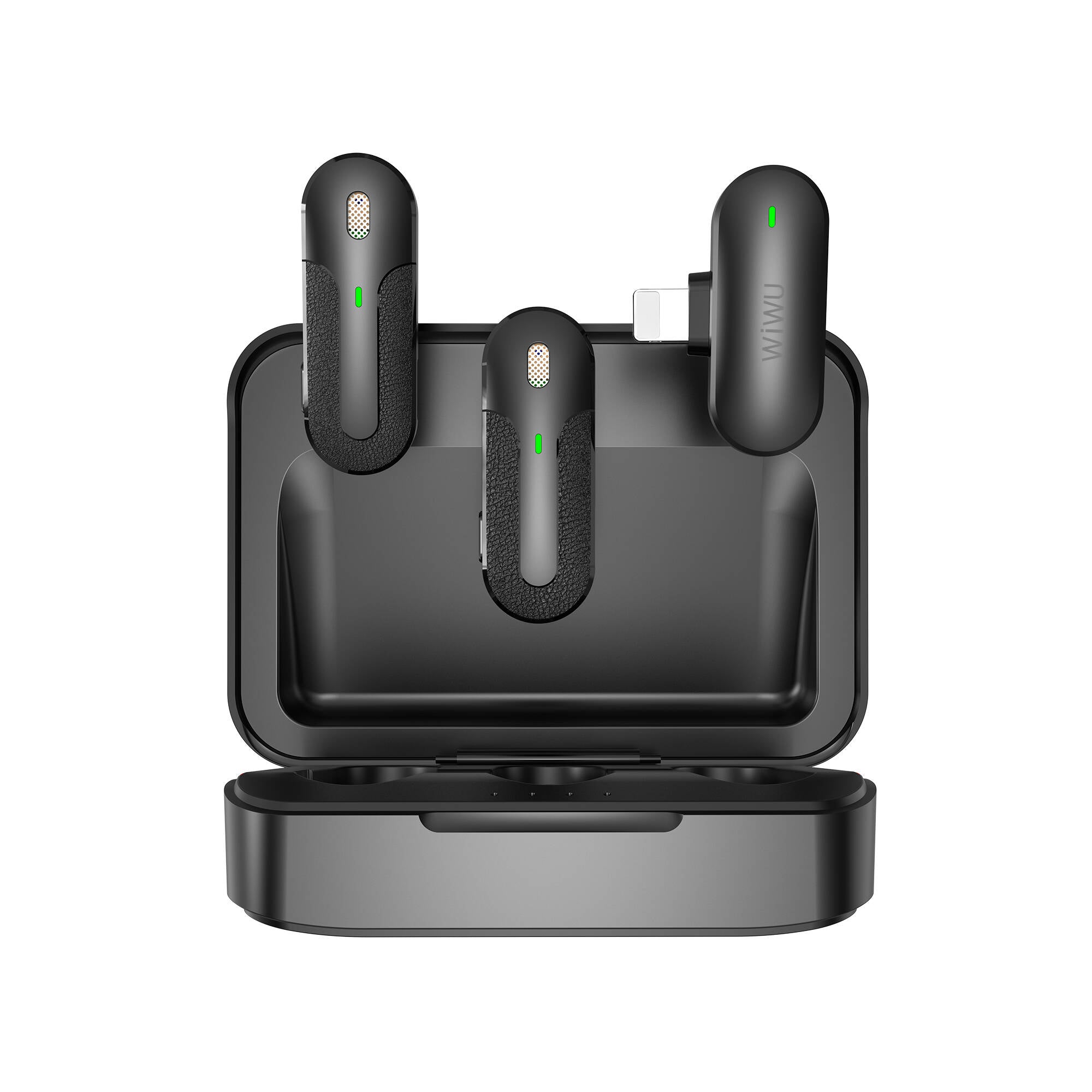 Wiwu Wi-WM002 Lightning Şarj Portlu Kablosuz Yaka Mikrofonu Wiwu Wi-WM002 Lightning Şarj Portlu Kablosuz Yaka Mikrofonu